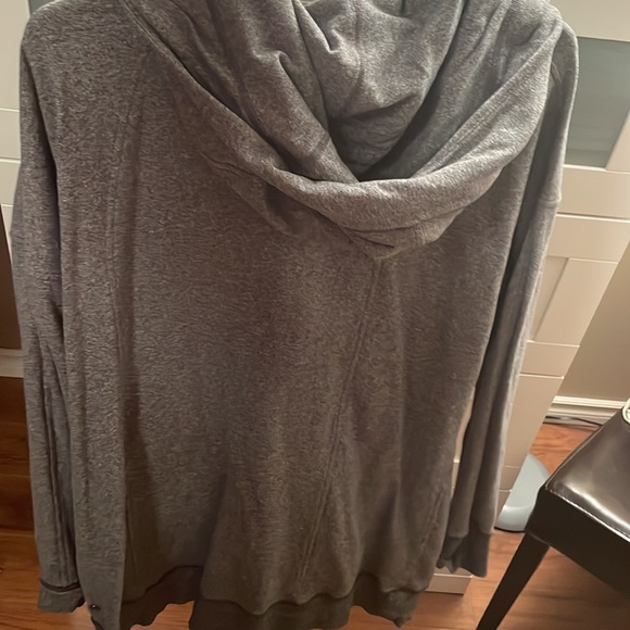 Lululemon grey long hoodie - Picture 6 of 7